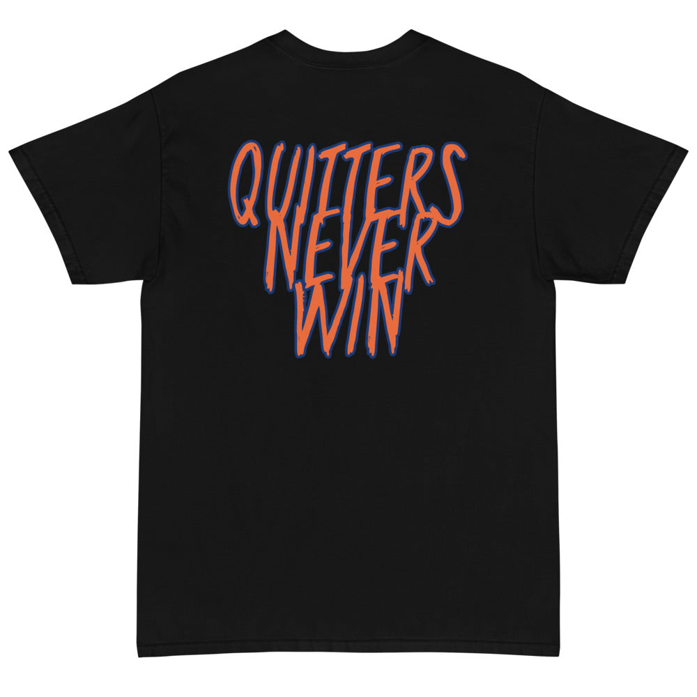 'Quitters Never Win' T-Shirt (D)