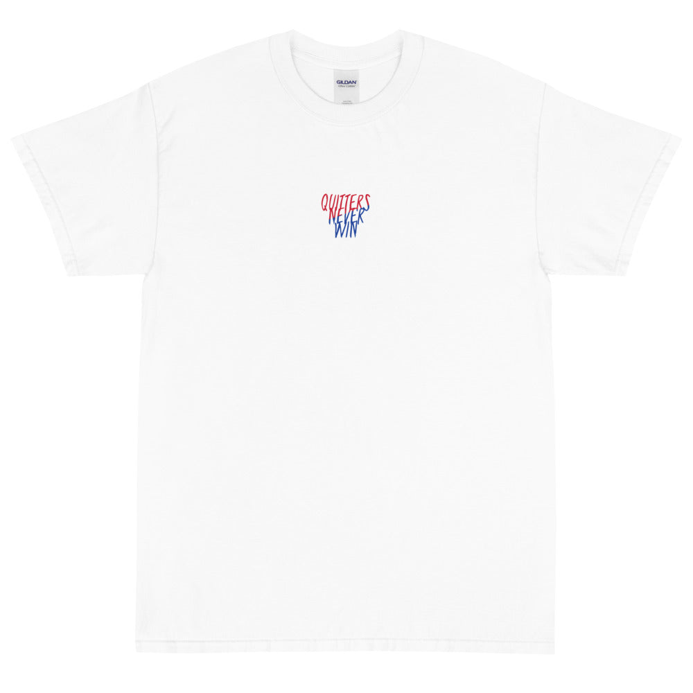 'Quitters Never Win' T-Shirt (E)