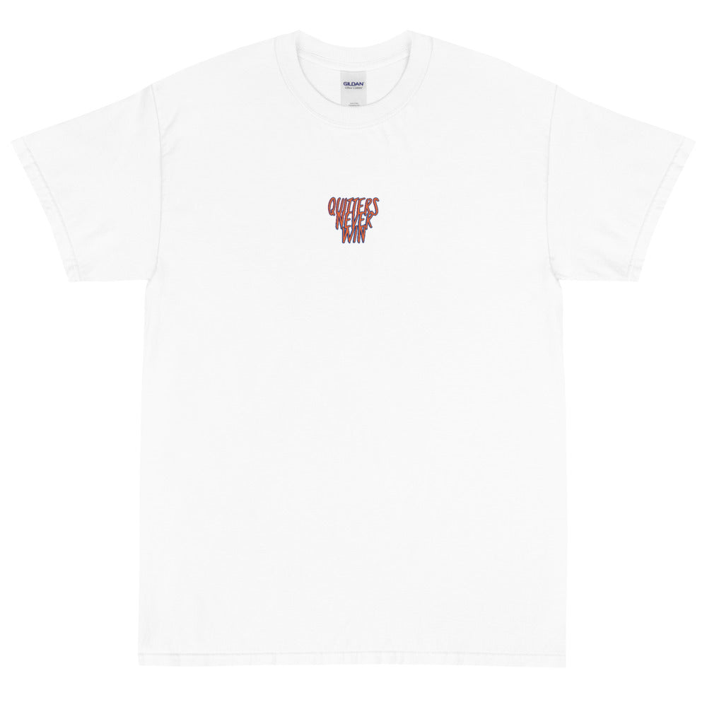 'Quitters Never Win' T-Shirt (D)