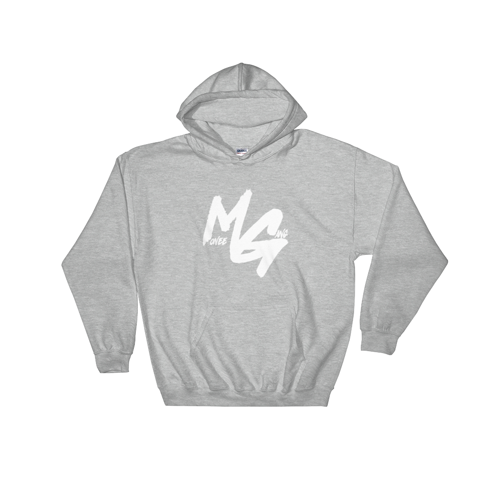 Monee Gang Team Pullover Hoodie (White Logo)