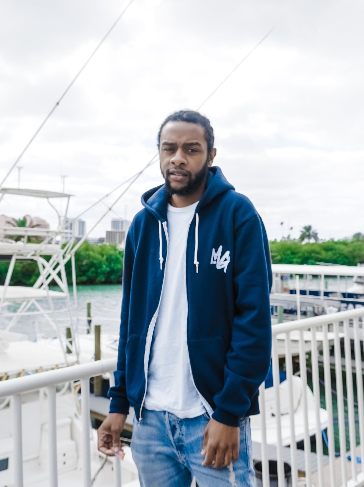 Signature 'MG' Zip Up