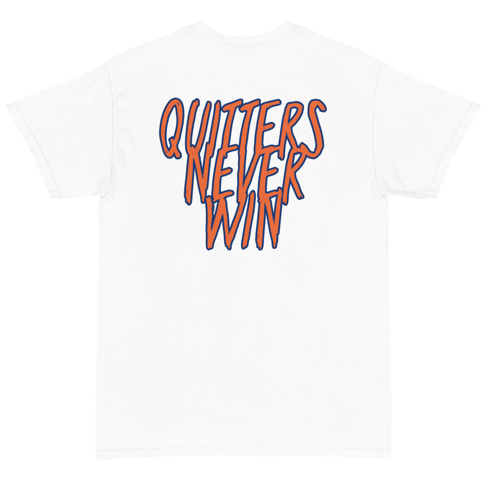 'Quitters Never Win' T-Shirt (D)